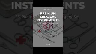 Premium 13-Piece Basic Minor Surgery Set Manual Basic Surgical Instrument Kit  +923417330036