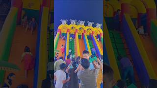 🦊🐛Mickey Mouse Jumping Slide 🐛🦊 #jhula #mela #shortsfeed #viral #video #youtubeshorts #shorts