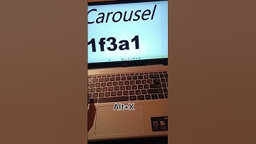 Carousel short cut #shorts  #computer  #tipsandtricks  #asmr  #keyboard