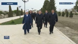 President Shavkat Mirziyoyev in Bukhara region