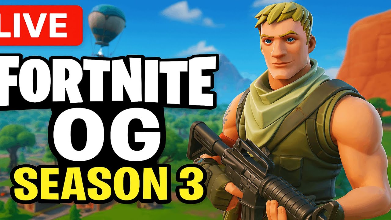 Fortnite OG season 3 streaming live PS5 - YouTube