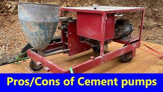 Cement pump Pro's vs Con's... Watch this before you buy