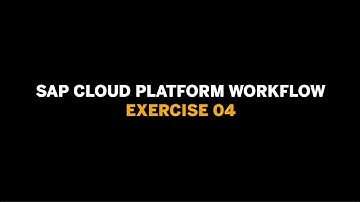 SAP Cloud Platform Workflow - Ex.04 - Establishing a destination in SAP Cloud Platform
