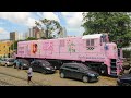 Tentativa de filmar a nova locomotiva ROSA da MRS, será que deu ruim?? DESCUBRA!