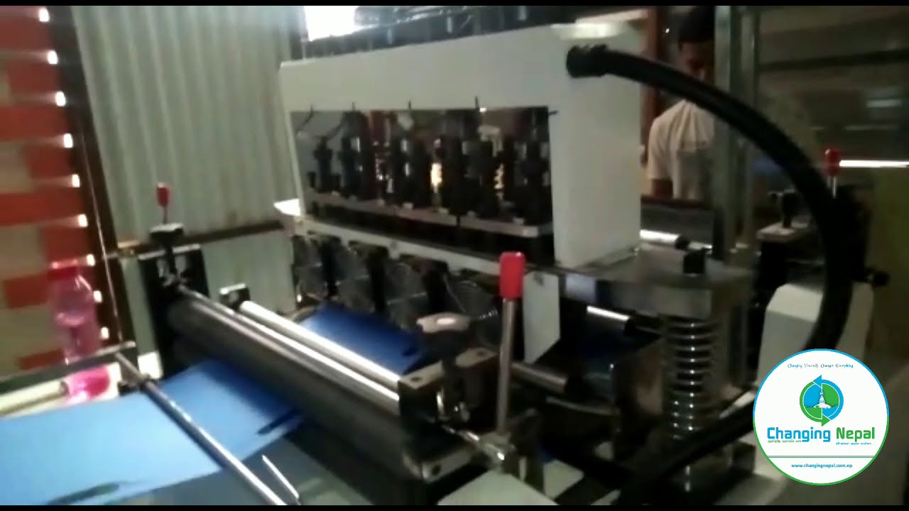 Fabric Bag making Machine setup in Nepal Non wooven Bag machine Eco ...