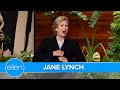 Ellen Helps Jane Lynch with Vocal Exercises