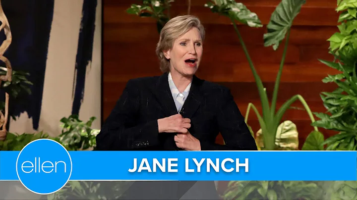 Ellen Helps Jane Lynch with Vocal Exercises