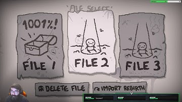 Binding of Isaac new save file!