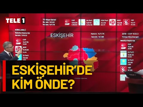 Eskişehir'den ilk sonuçlar geldi! Kim önde?