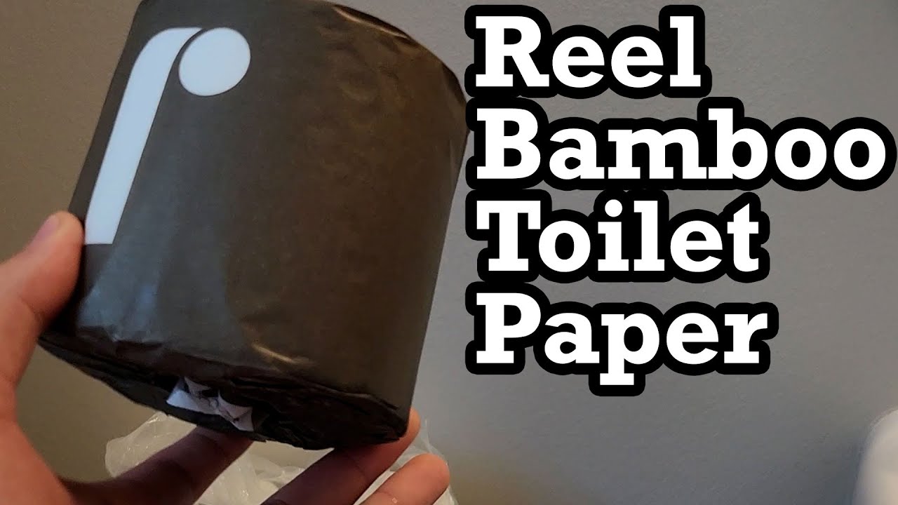 Reel Bamboo Toilet Paper Biodegradable Eco-friendly 