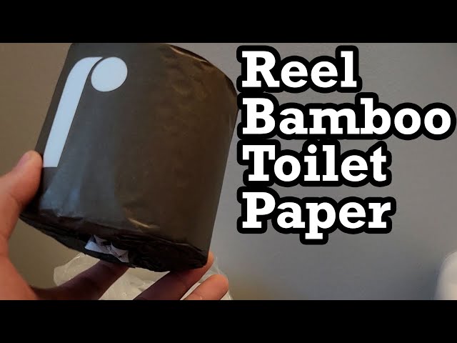 Reel Bamboo Toilet Paper Biodegradable Eco-friendly 