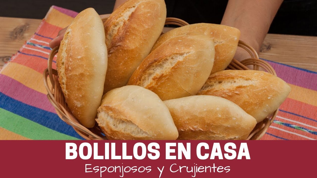 Cómo hacer bolillos caseros (pan frances) - YouTube