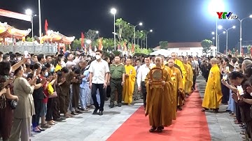 Đoàn CT của tỉnh dự Đại lễ cầu siêu tưởng niệm, tri ân anh linh các AHLS tại NT LS QG Vị Xuyên