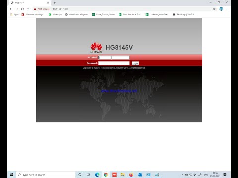 Port Forwarding Huawei Routers HG8245H by Rsma InfoTech