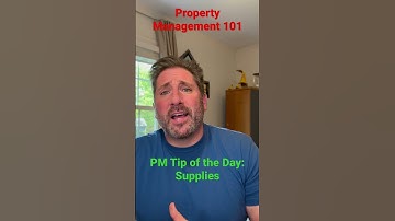 Property Manager Tip of the Day|| Supply Check Property Management 101|| #shorts #propertymanagement