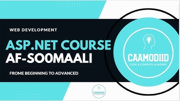 02-Barashada Asp.NET CORE C# -Afsomaali (.NET Introduction)