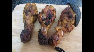 Chicken Tandoori smokey flavor using coconut shell |சிக்கன் தந்தூரி | Tandoori Chicken without oven