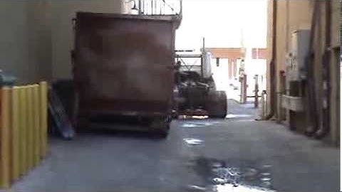 Alley Cat Trash Compactor Delivery & Storage System