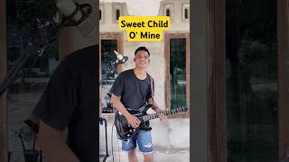 Solo Guitar Sweet Child O Mine Gun N Roses Cover By Iyon Anderskor shorts