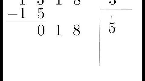 Division euclidienne avec un 0 qui apparaît dans le quotient