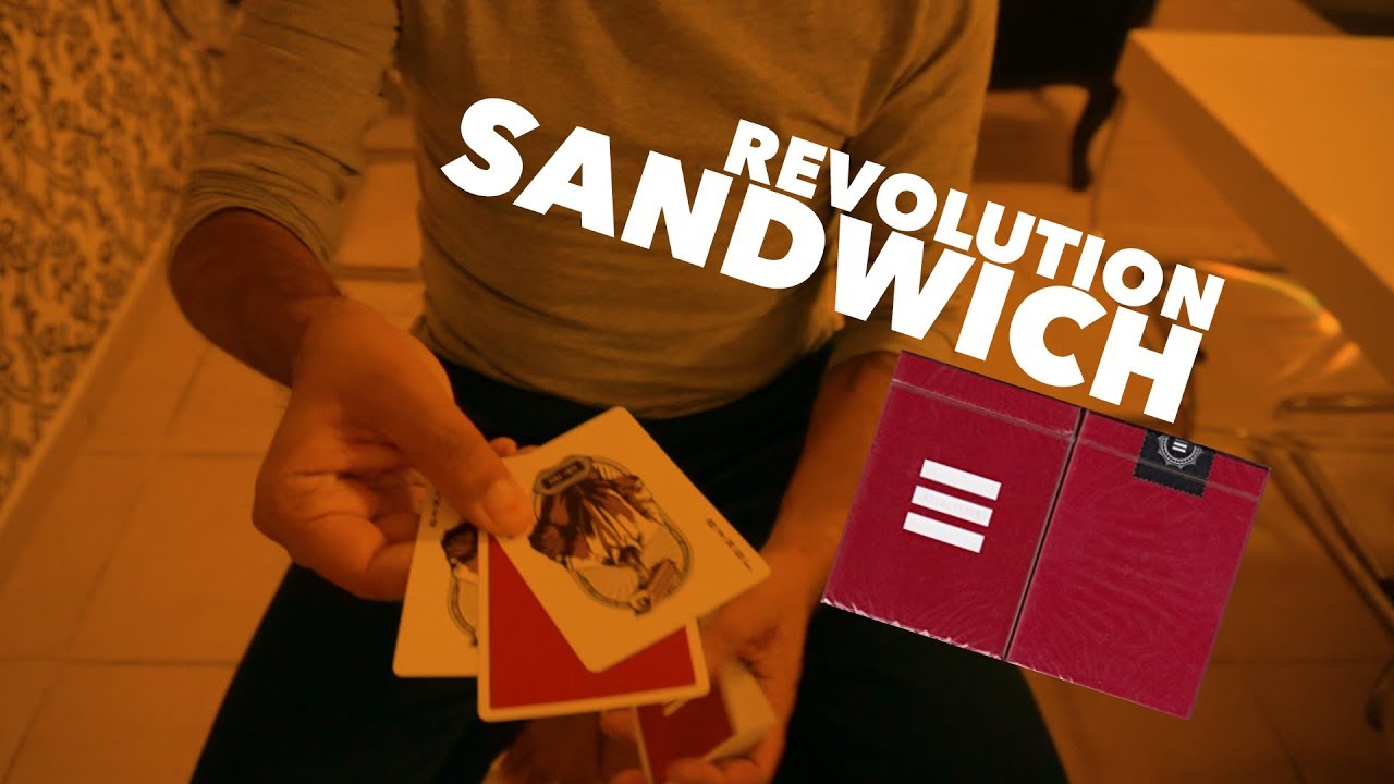 [CARD MAGIC TRICK] Joker Sandwich with the Red Revolution Deck YouTube