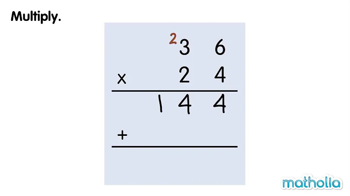 Multiplication of a 2-digit Number by a 2-digit Number (Example 1)