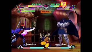 MvC2: Capone - Gambit OCV vs Wolv/Bone/Thanos (Dereklearnslow) .:11.23.22:. [Romneto Commentary]