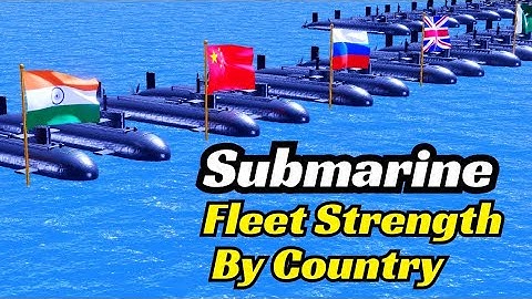 Submarine Fleet Strength by Country 2024 | Countries by Number of Submarines #submarine #countries