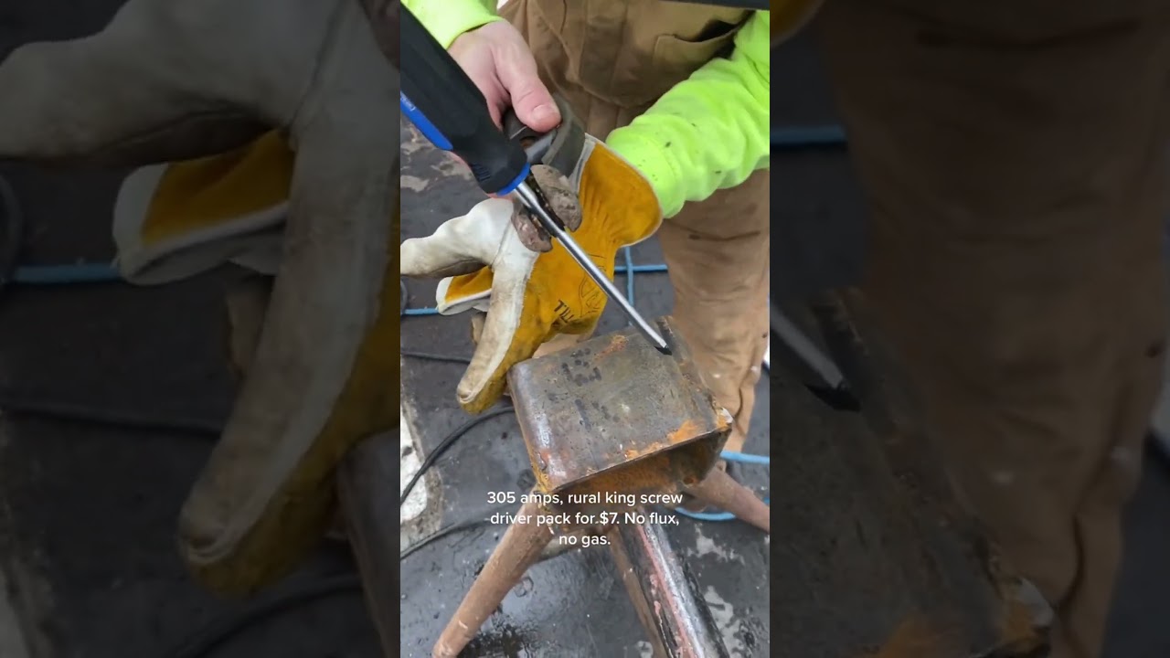 For everyone saying you cant weld without flux, here ya go. Repost from @uglyweldsllc(TT) 