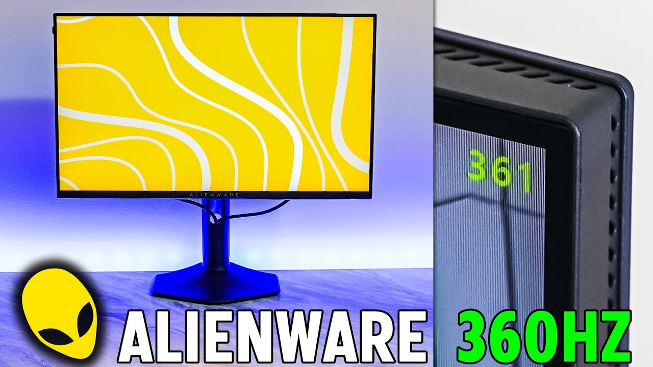 Alienware's NEWEST 360Hz Monitor Worth It? - AW2523HF Review
