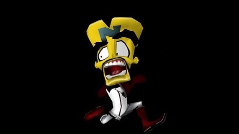 Crash Twinsanity Dr Neo Cortex screams  