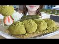【ASMR】ジャリジャリ食感がたまらない"抹茶砂利餅"が最高すぎた【EATINGSOUNDS/咀嚼音】MATCHA MOCHI