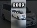 Evolution Of Toyota Noah 2001 2024 Toyota Toyotanoah 2024 Evolution Automobile Viral Shorts