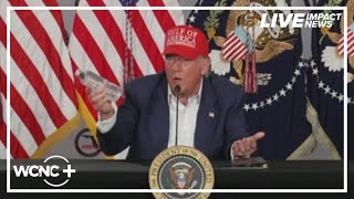 Trump speaks after visiting detention center "Alligator Alcatraz"