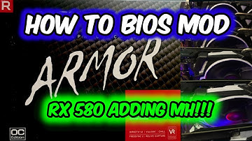 GPU MINING RIG! RX580 ARMOR X POLARIS BIOS MOD