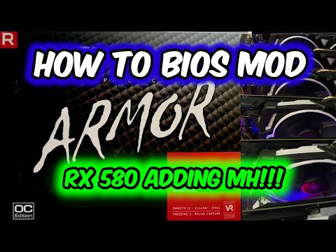GPU 채굴기! RX580 ARMOR X POLARIS BIOS MOD