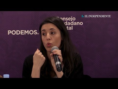 Irene Montero toma el control de Podemos en ausencia de su marido