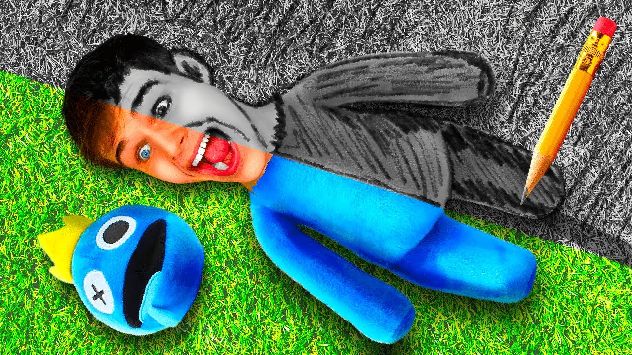 Každý RAINBOW FRIENDS kterého NAKRESLÍM tak OŽIJE! (GTA5)