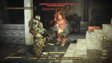 Fallout 4 PS4: That Damn Assaultron In The Nucleus Command Center