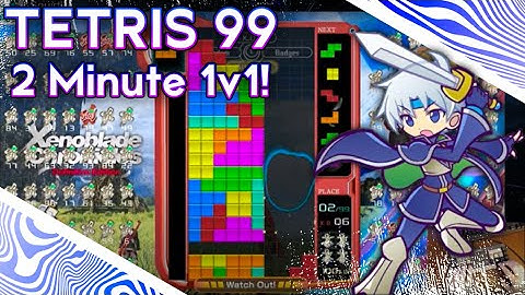 Tetris 99 Pro Private Match - How to 4W - 2 Minute 1v1