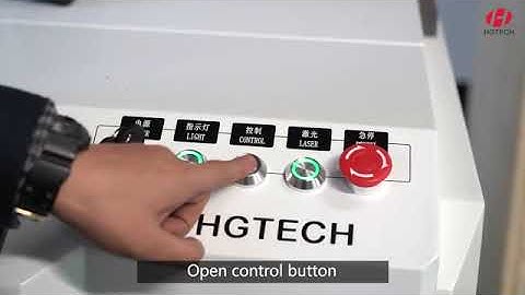 BUZZ Laser Cleaning System Operation Video-HGTECH