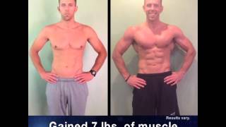 Josh gained 7 lbs. of muscle with the Beachbody Challenge
