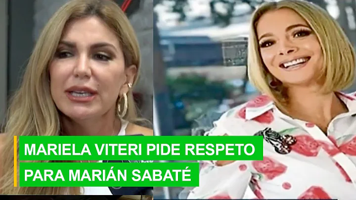 Mariela Viteri pide respeto para Marin Sabat | LHD...