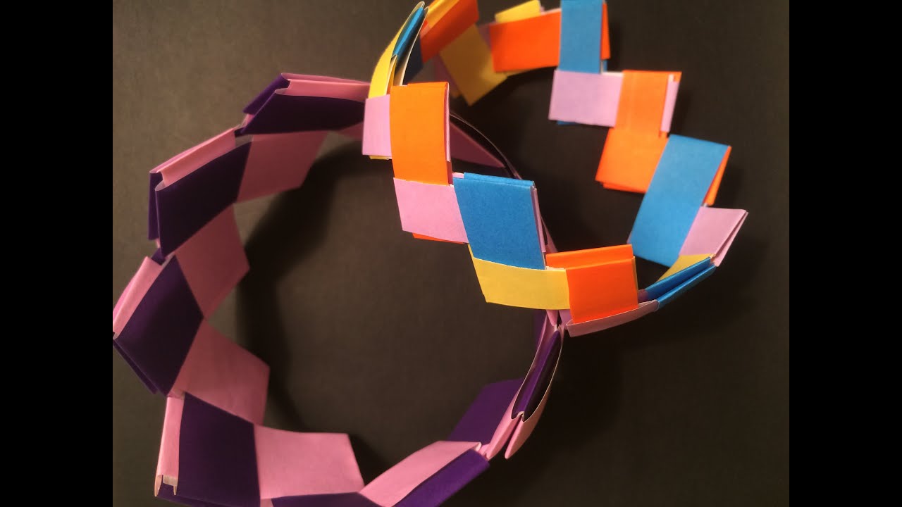 Origami for Beginners: Origami Bracelet - YouTube