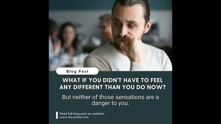 What if You Didn t Have to Feel Any Different Than...