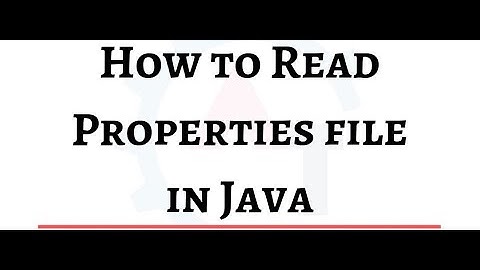 How to read value from  properties file in java | Property reader
