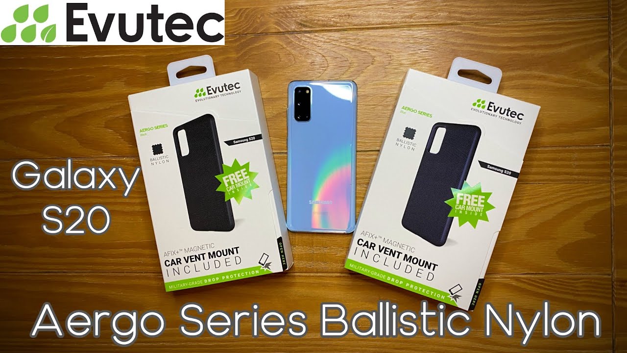 Evutec Aergo Ballistic Nylon Case for Samsung Galaxy S20 - Unboxing & Review!