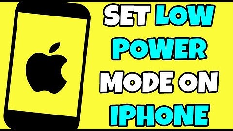 How To Set Low Power Mode Automatically On IPhone - Auto Low Power Mode In IPhone (2023)