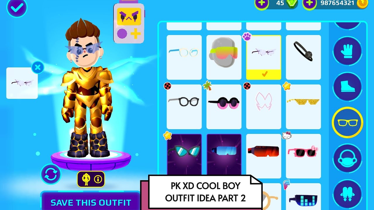 PK XD COOL EMO BOY OUTFIT IDEA PRT 2