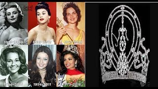 Tribute To Miss Universe Winners Who Have Ped Away
